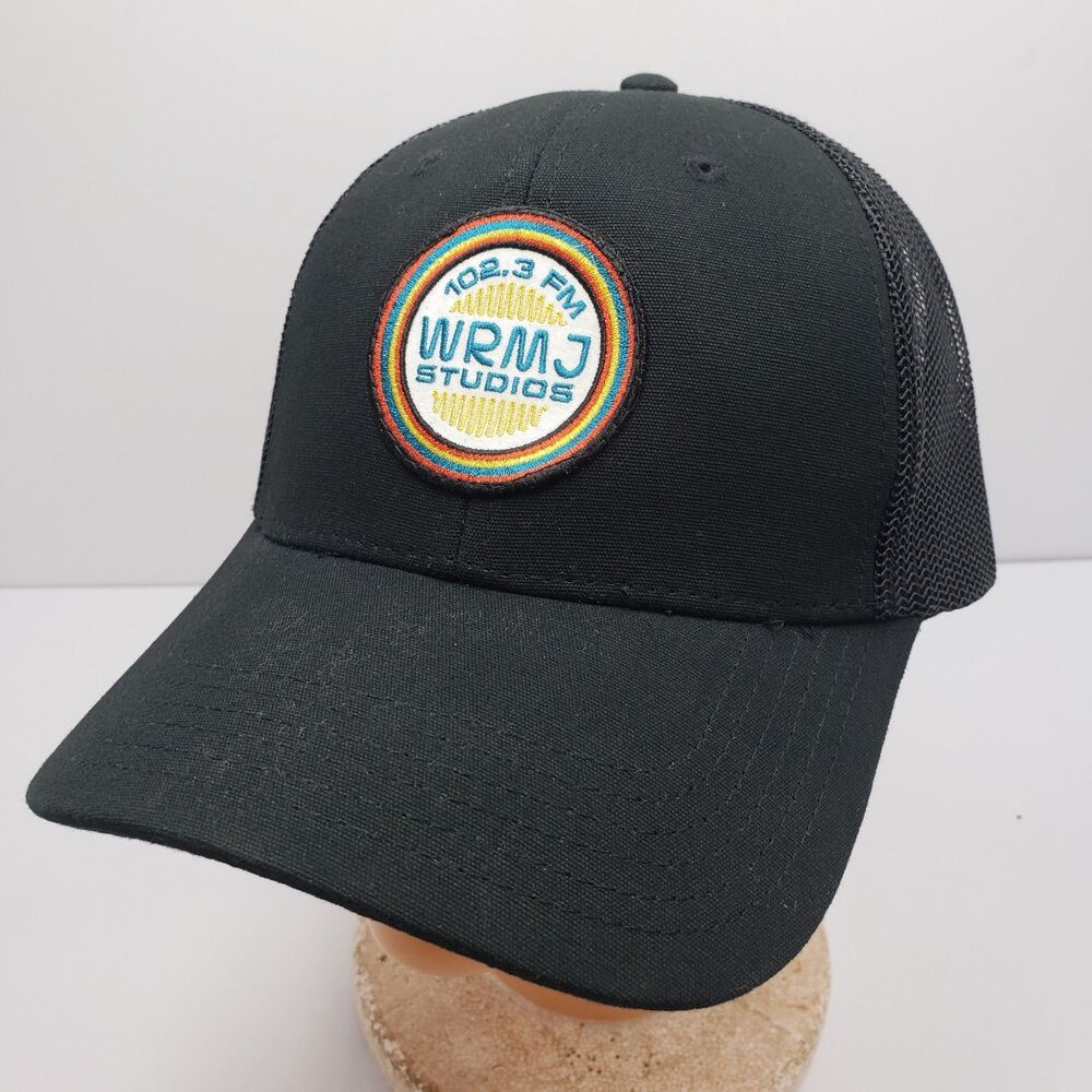 Otto Cap 102.3 FM WRMJ Studios Radio Station Merch Hat Black Trucker Snapback
